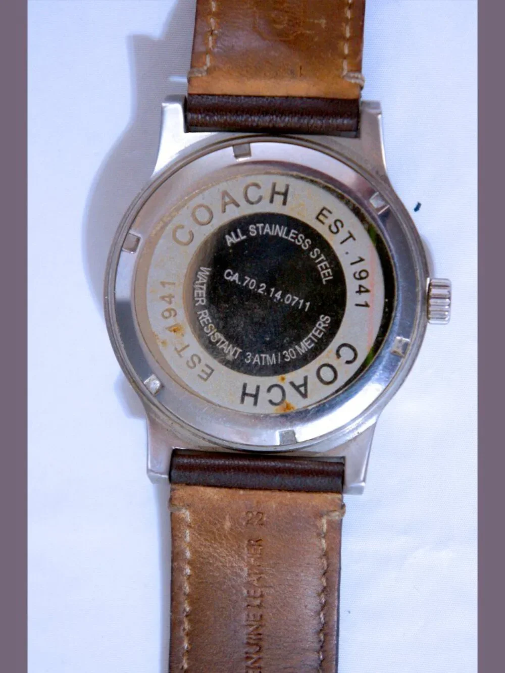 Coach Rivington Men's Field Watch 42mm - NEW BATTERY
